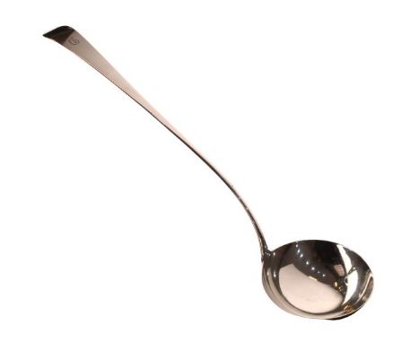 George III silver Old English pattern punch ladle, makers Peter & Anne Bateman, London 1797, 4.7oz approx   Condition: 
