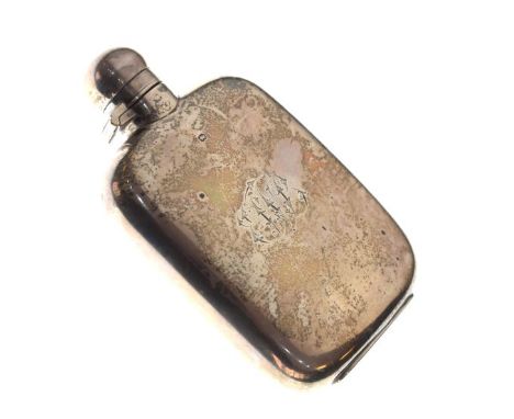 Victorian silver hip flask, Sheffield 1898, 2.8oz approx   Condition: 
