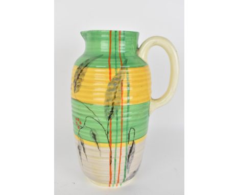 A Clarice Cliff 'Kelverne' jug, model 563 Greek, 23cm hCondition: No damage 