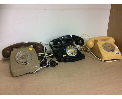 Two GPO telephones and one other