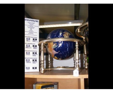 A smaller semi-precious gemstone globe 