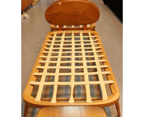 Ercol single bed frame in Golden Dawn L: 194cm  W: 91cm (matches lot 367)