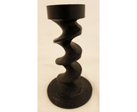 Cast iron image 3 candlestick H: 16cm
