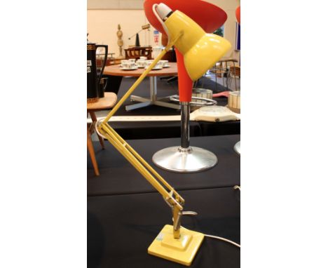 Herbert Terry anglepoise lamp in yellow