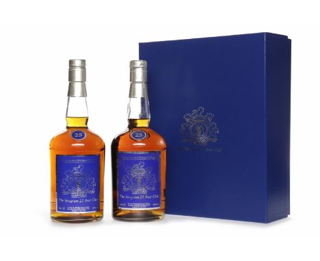 SEAGRAM 25 YEAR CLUB - AGED 25 YEARS (2)Blended Scotch Whisky. 70cl, 40% volume, one bottle is in presentation pack with two 