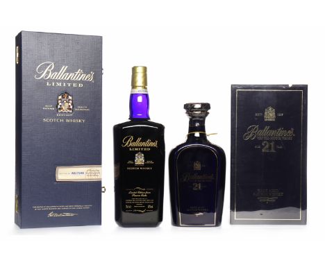 BALLANTINE'S LIMITEDBlended Scotch WhiskyBottle no. AO/7346. 75cl, 43% volume, in presentation box.BALLANTINE'S AGED 21 YEARS