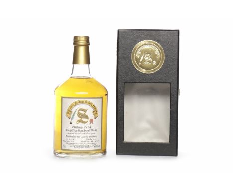 CAOL ILA 1974 SIGNATORY VINTAGE AGED 17 YEARSActive. Port Askaig, Islay.Distilled on 3rd May 1974, matured in cask nos. 5-9, 