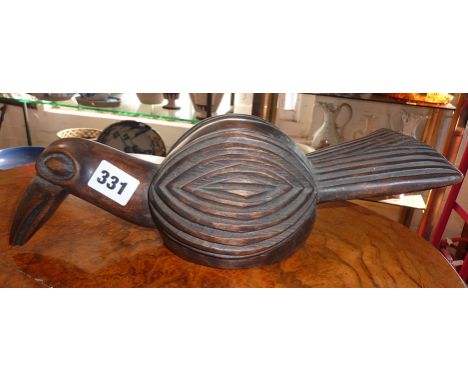 Tribal Art - carved wood bird