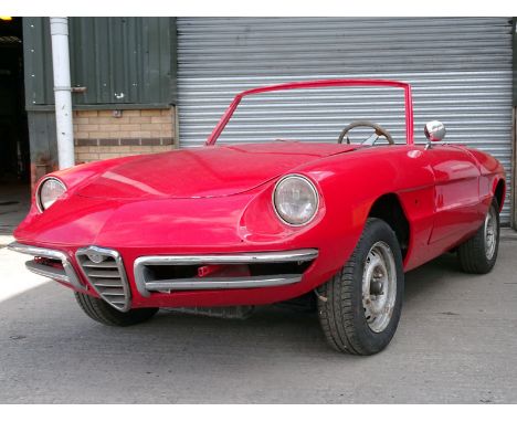 1966 Alfa Romeo Giulia 1600 Spider Duetto  - Part dismantled and in need of restoration    - Complete with believed replaceme