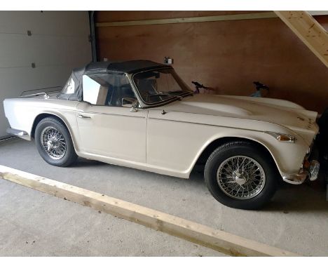 1966 Triumph TR4A  - An appealing home-market RHD example finished in Old English White with Black interior    - Factory fitt