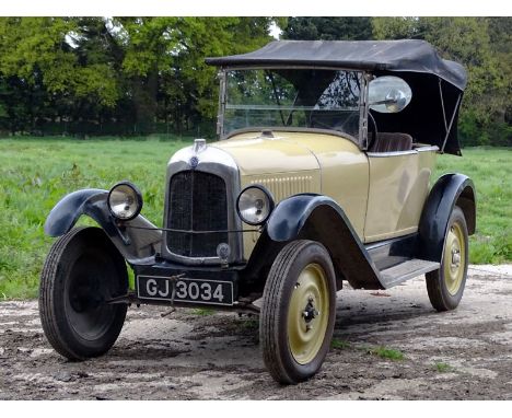 1922 Citroen Type C 5CV 'Cloverleaf' Tourer  - Paris-built, LHD and in single family ownership for 37 years (1977-2014)    - 