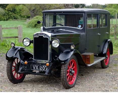 1929 Rover 10/25 Weymann Saloon  - Entered from the Home Farm Collection    - Desirable 'Riviera' specification complete with