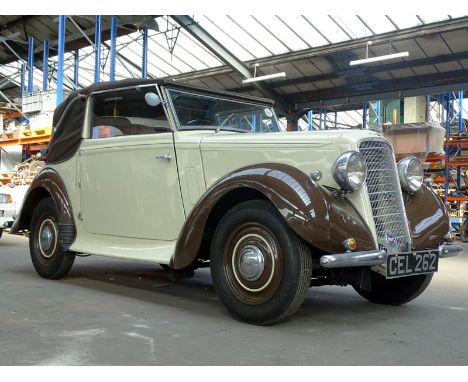 1936 Hillman Minx Tourer  - Finished attractively in Cream over Brown with a Blue interior    - Subject to a previous self-ev