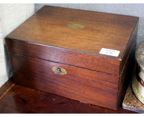 A VICTORIAN ROSEWOOD WORKBOX together with a small Russian cylindrical polychrome painted box, a Royal Doulton tobacco jar in