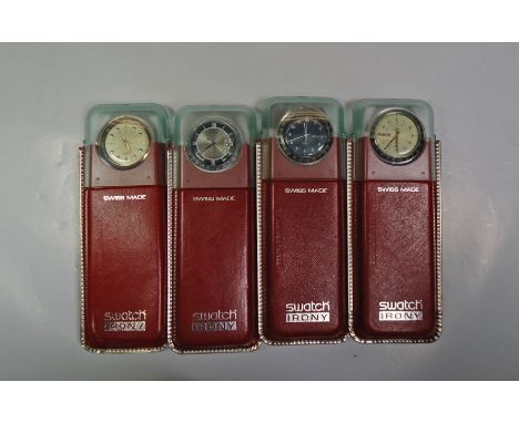 A presentation boxed Swatch 'Irony' wrist watch, and one other also boxed (2)