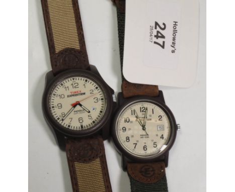 A Timex Expedition gentleman's wrist watch, and one other