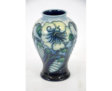 A Moorcroft 1996 Collectors Club vase floral vine design, baluster form, signed, impressed marks height 16cm.