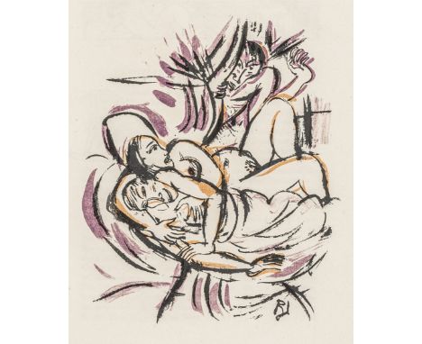 Janthur, Richard - - Pantschatantra. Fabeln aus dem indischen Liebesleben. Lithographien von R. Janthur. Mit 10 farbigen Orig