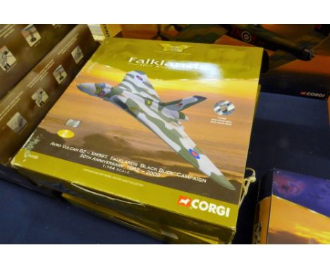 Three limited edition boxed Corgi "The Aviation Archive" Falklands 20th Anniversary box sets, 20th Anniversary c1982-200, con