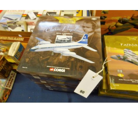 Four limited edition Corgi "The Aviation Archive" Classic Propliners box sets 1:144 scale, consisting of Bristol Britannia 31