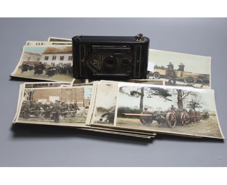 A group of WWI photos and a camera