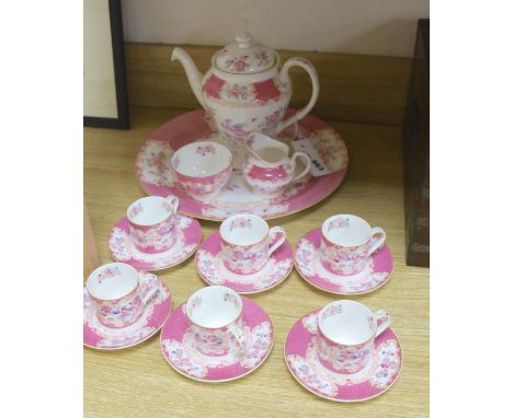 A Minton tea service with cake plate