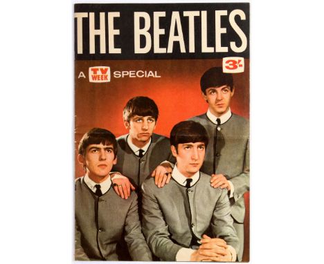 Group of three original vintage advertising magazines: Item 1. Original vintage advertising Australian magzine: The Beatles A