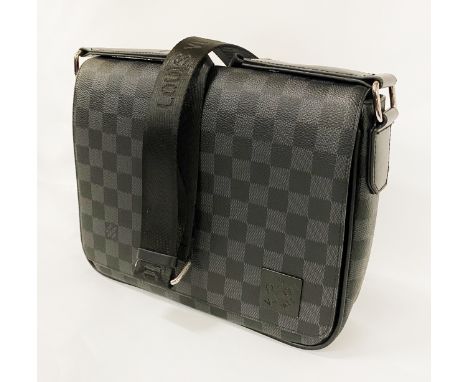 LOUIS VUITTON DISTRICT PM MESSENGER BAG WITH LV CARD &amp; MANUAL