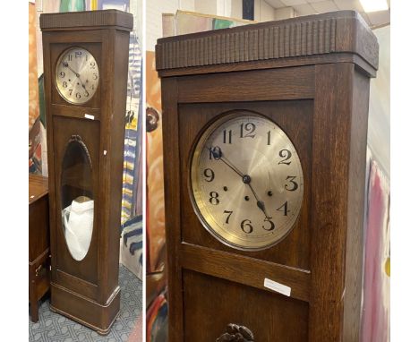 OAK GRANDFATHER CLOCK