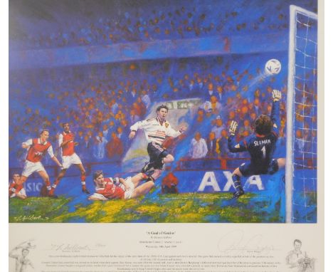 Terence Gilbert (20thC). Treble collection, a celebration of Manchester United's Historic Treble Winning Season 1998/1999, A 