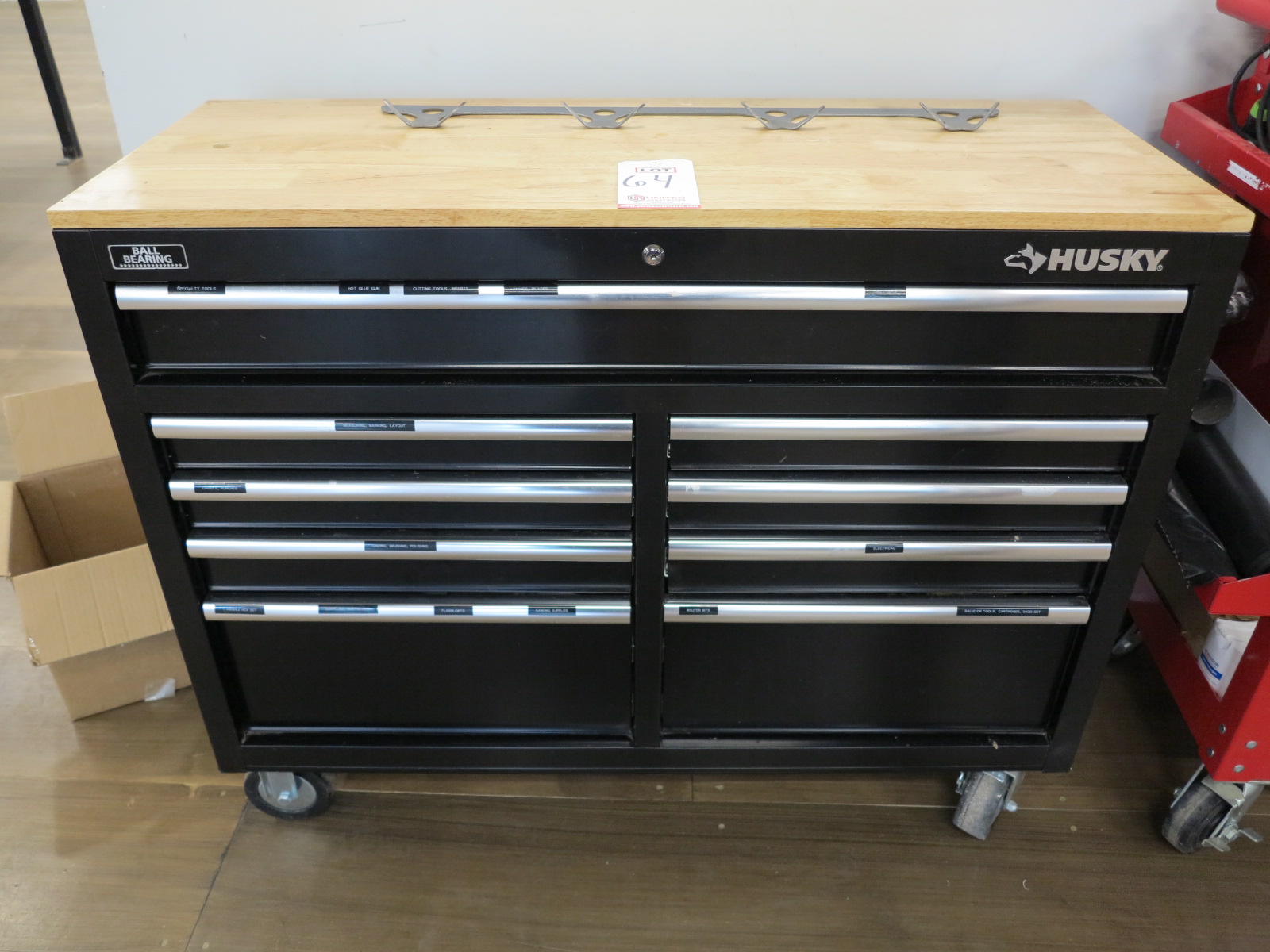 HUSKY 9DRAWER TOOL BOX W/ CONTENTS