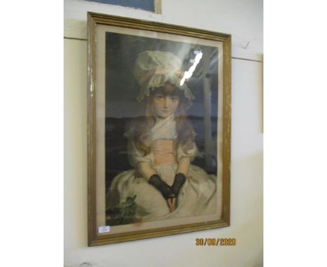 VINTAGE COLOURED LITHOGRAPH “CHERRY RIPE”