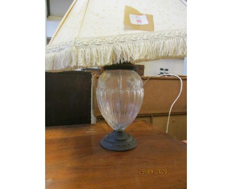 GLASS TABLE LAMP