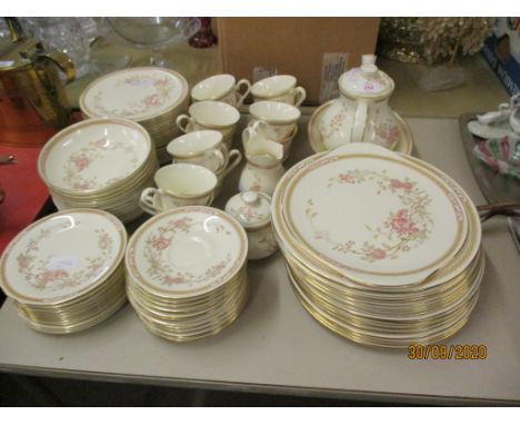 EXTENSIVE ROYAL DOULTON DINNER SERVICE AND TEA SET FROM THE ROMANCE COLLECTION