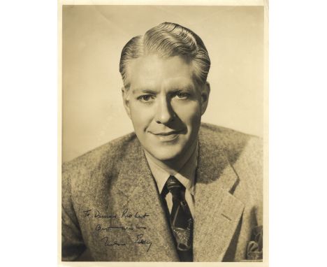 CINEMA: Selection of signed 8 x 10 photographs and some slightly smaller, most vintage, by various film actors and actresses 