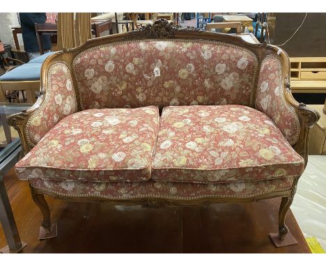 SMALL CARVED SOFA