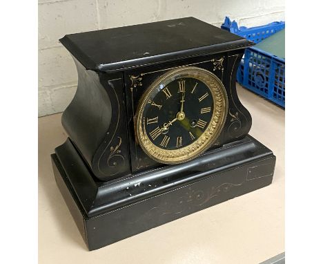 SLATE MANTLE CLOCK A/F