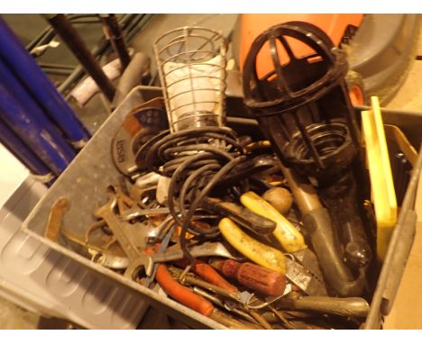 Box of mixed tools