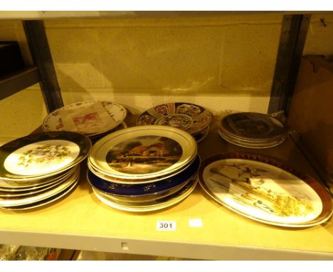 Shelf of mixed plates