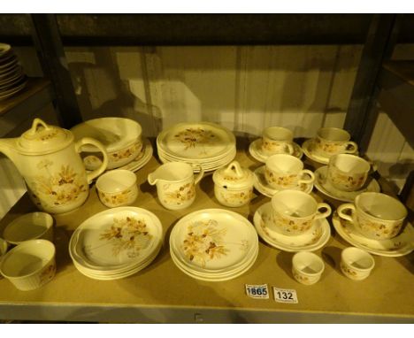 Collection of Poole Summer Glory dinner and teaware 