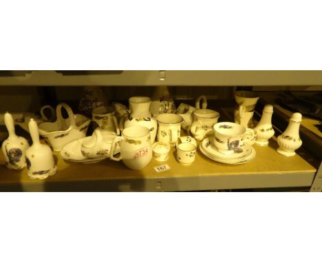 Shelf of Irish ceramics