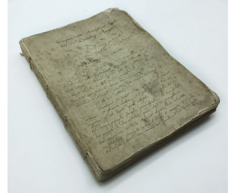 ANTIQUE MANUSCRIPT IN LATIN