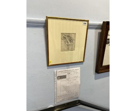 Keith Vaughan (1912-1977), pencil, signed verso, 'Figure with outstretched arms', Provenance: Austin/Desmond Fine Art Limited