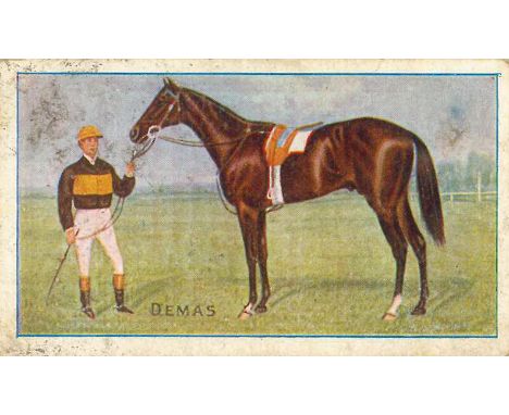 SNIDERS &amp; ABRAHAMS, Australian Jockeys (22) &amp; Racehorses, mixed backs, creased (7), corner clipped (2), P to generall