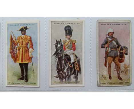 MIXED, complete (18), inc. mainly Players, Army Life, Victoria Cross, Regimental Uniforms, Aeroplanes, Motor Cars, R.A.F. Bad