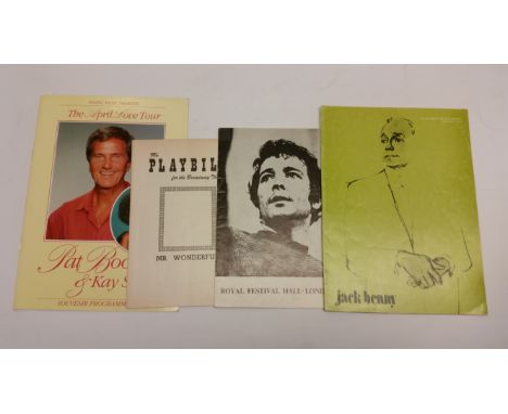 THEATRE, concert programmes, inc. Pam Ayres (2), The Andrews Sisters, Shirley Bassey (3), Dave Allen (5), Russ Abbott, Joan A