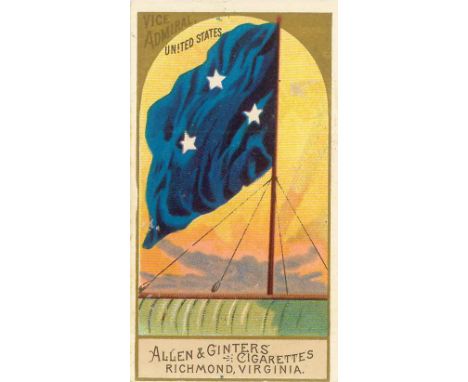 ALLEN &amp; GINTER, Naval Flags, slight corner knocks, FR to VG, 39*