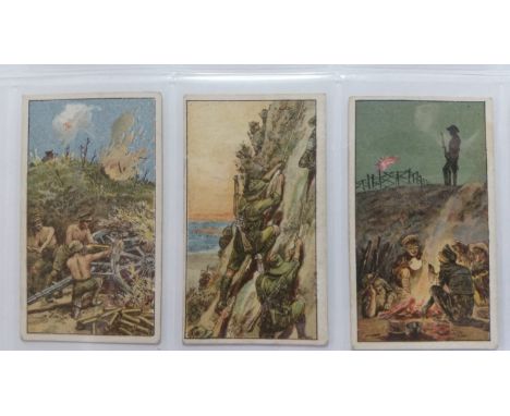 MILITARY, selection, inc. complete (5), Wills (3), Britains Part in the War, Recruiting Posters, Allied Army Leaders; Players
