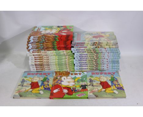 Rupert The Bear - A collection of 35 x Rupert Annuals from the 1990s/Early 2000s. (This does not constitute a guarantee) (M)