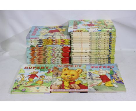 Rupert The Bear - A collection of  36 x Rupert Annuals from the 1980s/90s/Early 2000s. (This does not constitute a guarantee)